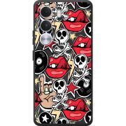 Чорний чохол BoxFace Realme C100i Rock Graffiti