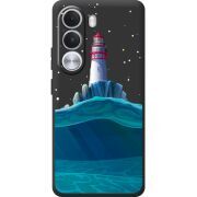 Чорний чохол BoxFace Realme C100i Lighthouse