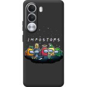 Чорний чохол BoxFace Realme C100i Among Us Impostors