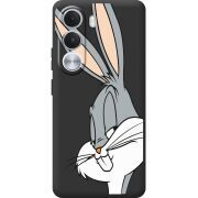 Чорний чохол BoxFace Realme C100i Lucky Rabbit
