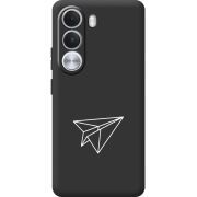 Чорний чохол BoxFace Realme C100i Paper Plane
