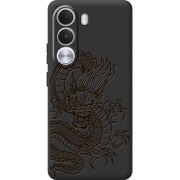 Чорний чохол BoxFace Realme C100i Chinese Dragon