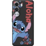 Чорний чохол BoxFace Realme C100i Гавайський гість Stich