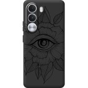 Чорний чохол BoxFace Realme C100i Eye