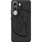 Чорний чохол BoxFace Realme C100i Horse