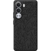 Чорний чохол BoxFace Realme C100i Leaves