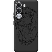 Чорний чохол BoxFace Realme C100i Lion