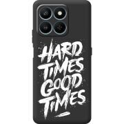 Чорний чохол BoxFace Honor 400 Smart Hard Times Good Times