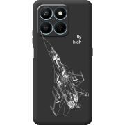 Чорний чохол BoxFace Honor 400 Smart Військовий літак