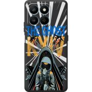 Чорний чохол BoxFace Honor 400 Smart Привид Києва в дії