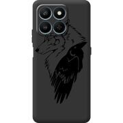 Чорний чохол BoxFace Honor 400 Smart Wolf and Raven