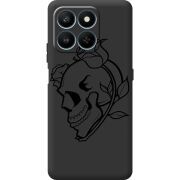 Чорний чохол BoxFace Honor 400 Smart Skull and Roses