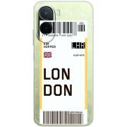 Прозорий чохол BoxFace Poco C81 Pro Ticket London