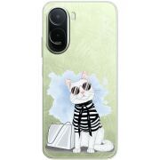 Прозорий чохол BoxFace Poco C81 Pro Cat Style