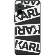 Чорний чохол BoxFace Poco C81 Pro White Karl