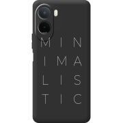 Чорний чохол BoxFace Poco C81 Pro Minimalistic