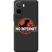 Чорний чохол BoxFace Poco C81 Pro No Internet
