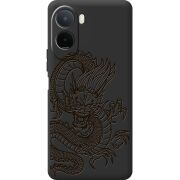 Чорний чохол BoxFace Poco C81 Pro Chinese Dragon