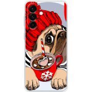 Прозорий чохол BoxFace Samsung Galaxy A27 5G (A276) Winter Puggy