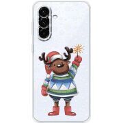 Прозорий чохол BoxFace Samsung Galaxy A27 5G (A276) Christmas Deer with Snow