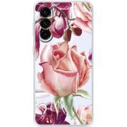 Прозорий чохол BoxFace Samsung Galaxy A27 5G (A276) Rose