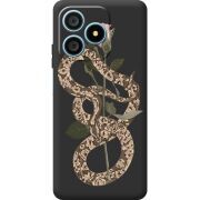 Прозорий чохол BoxFace Blackview Wave 9C Glamor Snake