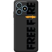 Прозорий чохол BoxFace Blackview Wave 9C Free Fire Black Logo
