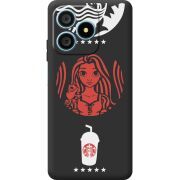 Чорний чохол BoxFace Blackview Wave 9C RedWhite Coffee