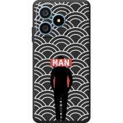Чорний чохол BoxFace Blackview Wave 9C Man Pattern