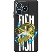 Чорний чохол BoxFace Blackview Wave 9C Fish