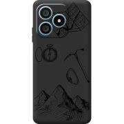 Чорний чохол BoxFace Blackview Wave 9C Mountains
