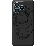 Чорний чохол BoxFace Blackview Wave 9C Lion