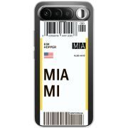 Прозорий чохол BoxFace Realme 16 5G Ticket Miami