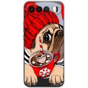 Прозорий чохол BoxFace Realme 16 5G Winter Puggy