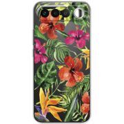 Прозорий чохол BoxFace Realme 16 5G Tropical Flowers