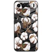 Прозорий чохол BoxFace Realme 16 5G Cotton flowers