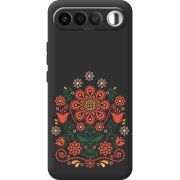 Чорний чохол BoxFace Realme 16 5G Ukrainian Ornament