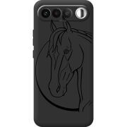 Чорний чохол BoxFace Realme 16 5G Horse
