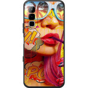 Чохол BoxFace Infinix Hot 70 Yellow Girl Pop Art