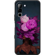 Чохол BoxFace Infinix Hot 70 Exquisite Purple Flowers