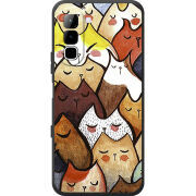 Чохол BoxFace Infinix Hot 70 Sleepy Cats