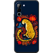 Чохол BoxFace Infinix Hot 70 Petrykivka Leopard