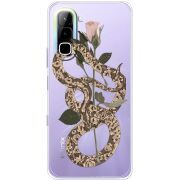 Прозорий чохол BoxFace Infinix Hot 70 Glamor Snake