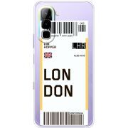 Прозорий чохол BoxFace Infinix Hot 70 Ticket London