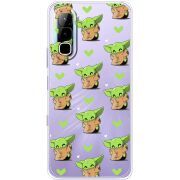 Прозорий чохол BoxFace Infinix Hot 70 Pattern Baby Yoda