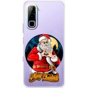 Прозорий чохол BoxFace Infinix Hot 70 Cool Santa