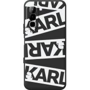 Чорний чохол BoxFace Infinix Hot 70 White Karl