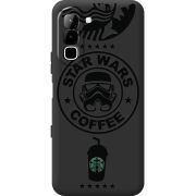 Чорний чохол BoxFace Infinix Hot 70 Dark Coffee
