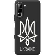 Чорний чохол BoxFace Infinix Hot 70 Тризуб монограмма ukraine