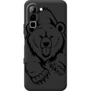 Чорний чохол BoxFace Infinix Hot 70 Grizzly Bear